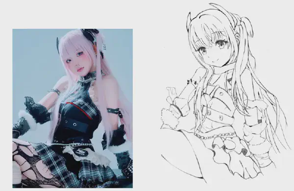 線稿課第 1 堂自主練習作業 - 照片線稿化 